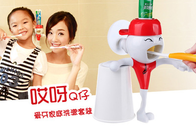 Q仔牙膏器视频拍摄